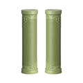 Funn mountain bike components - Hilt ES Slip - On Grips Olive Green in a white background.