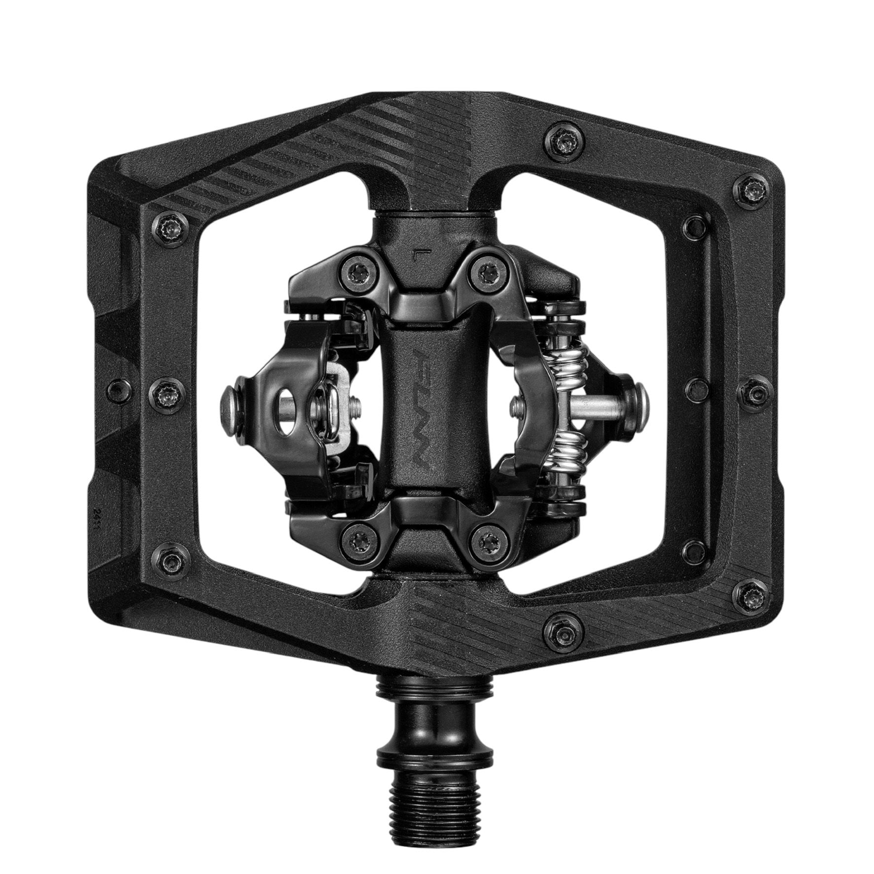 Funn mountain bike components - Ripper2 Clipless Pedals Double Side in a white background.