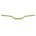 Funn mountain bike components - Upturn High Riser Handlebar Green 55mm in a white background.