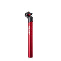 Funn mountain bike components - Blockpass Seatpost Red 30.9mm 350mm in a white background.