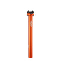 Funn mountain bike components - Crossfire Seatpost Orange 27.2mm 350mm in a white background.