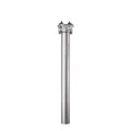 Funn mountain bike components - Crossfire Seatpost Silver 27.2mm 350mm in a white background.