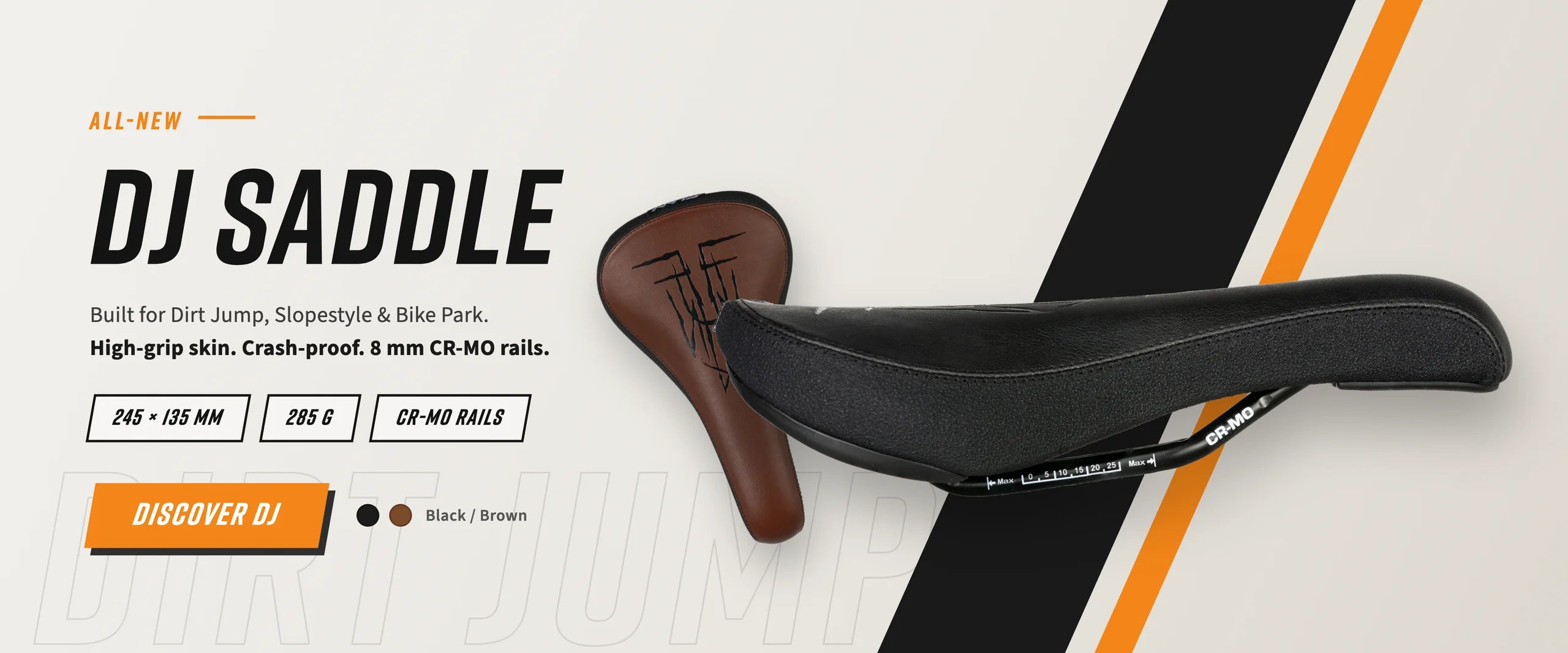 FUNN DJ Saddle – Built for Dirt Jump, Slopestyle & Bike Park