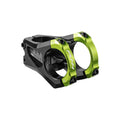 Funn mountain bike components - Equalizer Zero Stem 35mm Green 42mm in a white background.