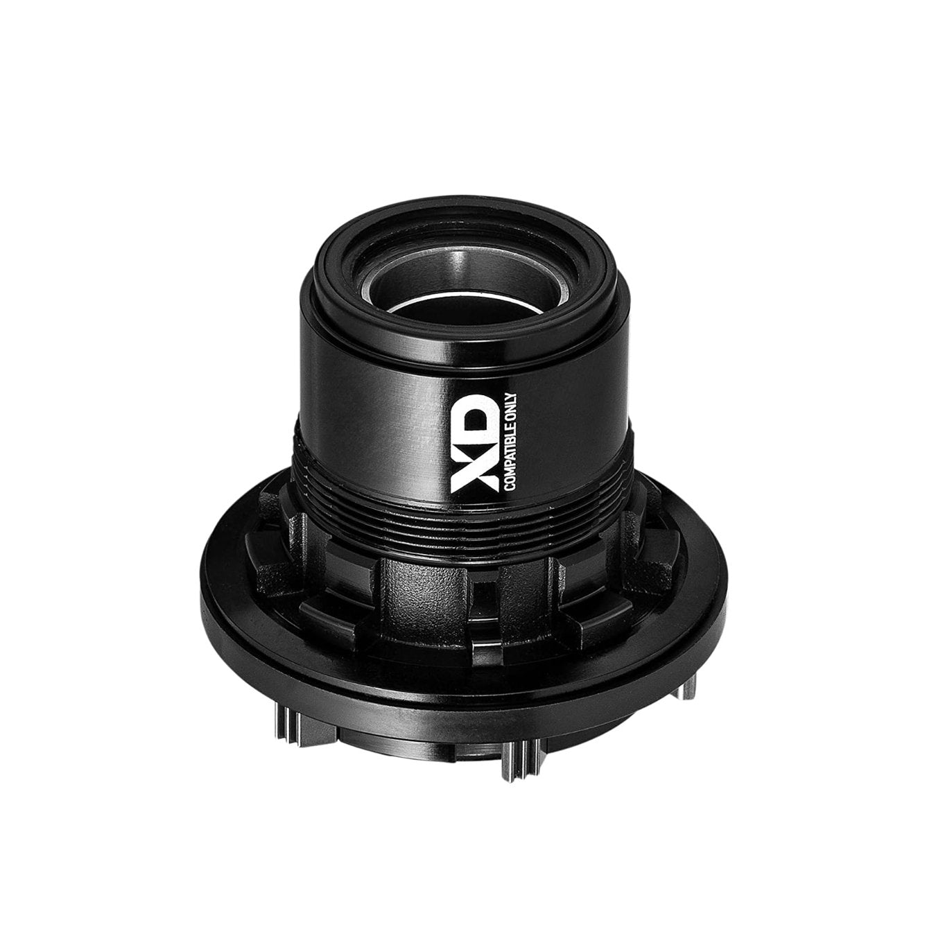 Black alloy FUNN Fantom Cassette Body, XD freehub compatible with SRAM drivetrains.
