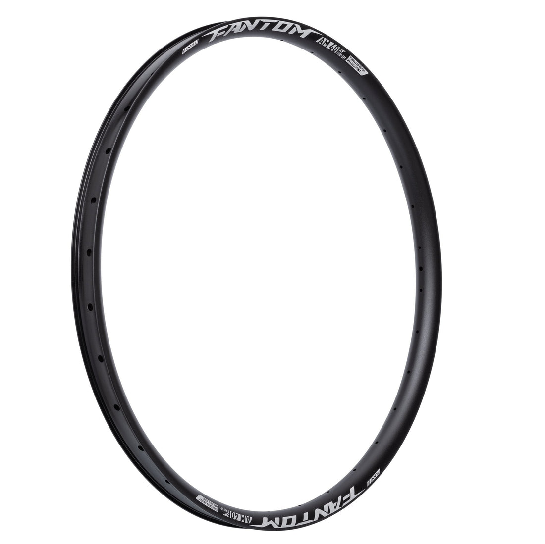 Funn mountain bike components - Fantom Rim AM40 in a white background.