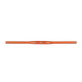 Funn mountain bike components - Flame On Flat Handlebar Orange 710mm in a white background.