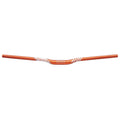 Funn mountain bike components - Full On Riser Handler 31.8mm 15mm Orange in a white background.