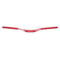 Funn mountain bike components - Full On Riser Handler 31.8mm 30mm Red in a white background.