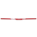 Funn mountain bike components - Full On Riser Handler 31.8mm 7mm Red in a white background.