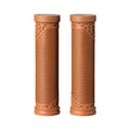 Funn mountain bike components - Hilt ES Slip - On Grips Brown in a white background.