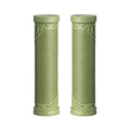 Funn mountain bike components - Hilt ES Slip - On Grips Olive Green in a white background.