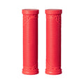 Funn mountain bike components - Hilt ES Slip - On Grips Red in a white background.