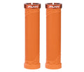 Funn mountain bike components - Hilt Lock - On Grips Orange in a white background.