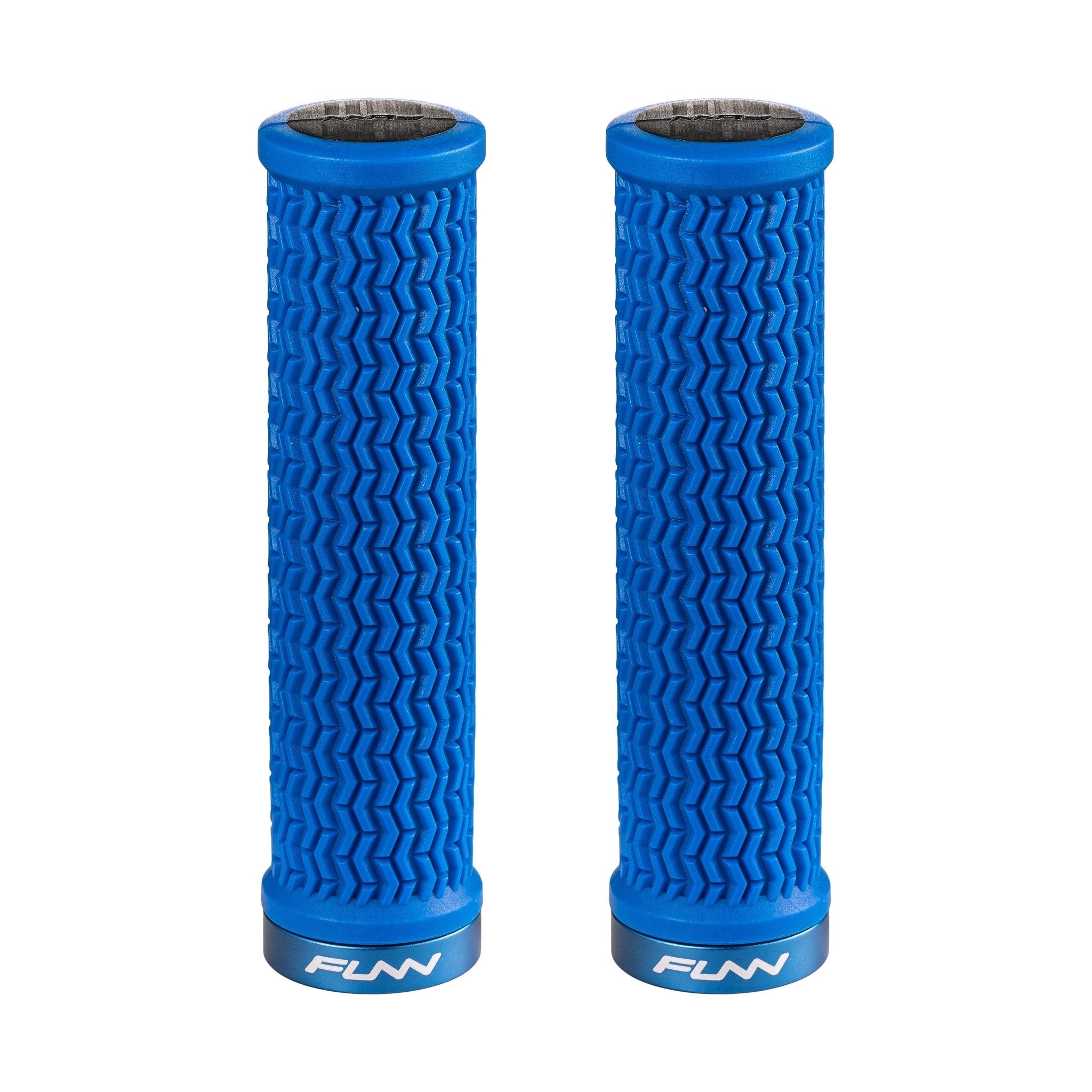 Blue mountain bike grips sale