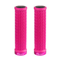 Funn mountain bike components - Holeshot Lock - On Grips Pink in a white background.