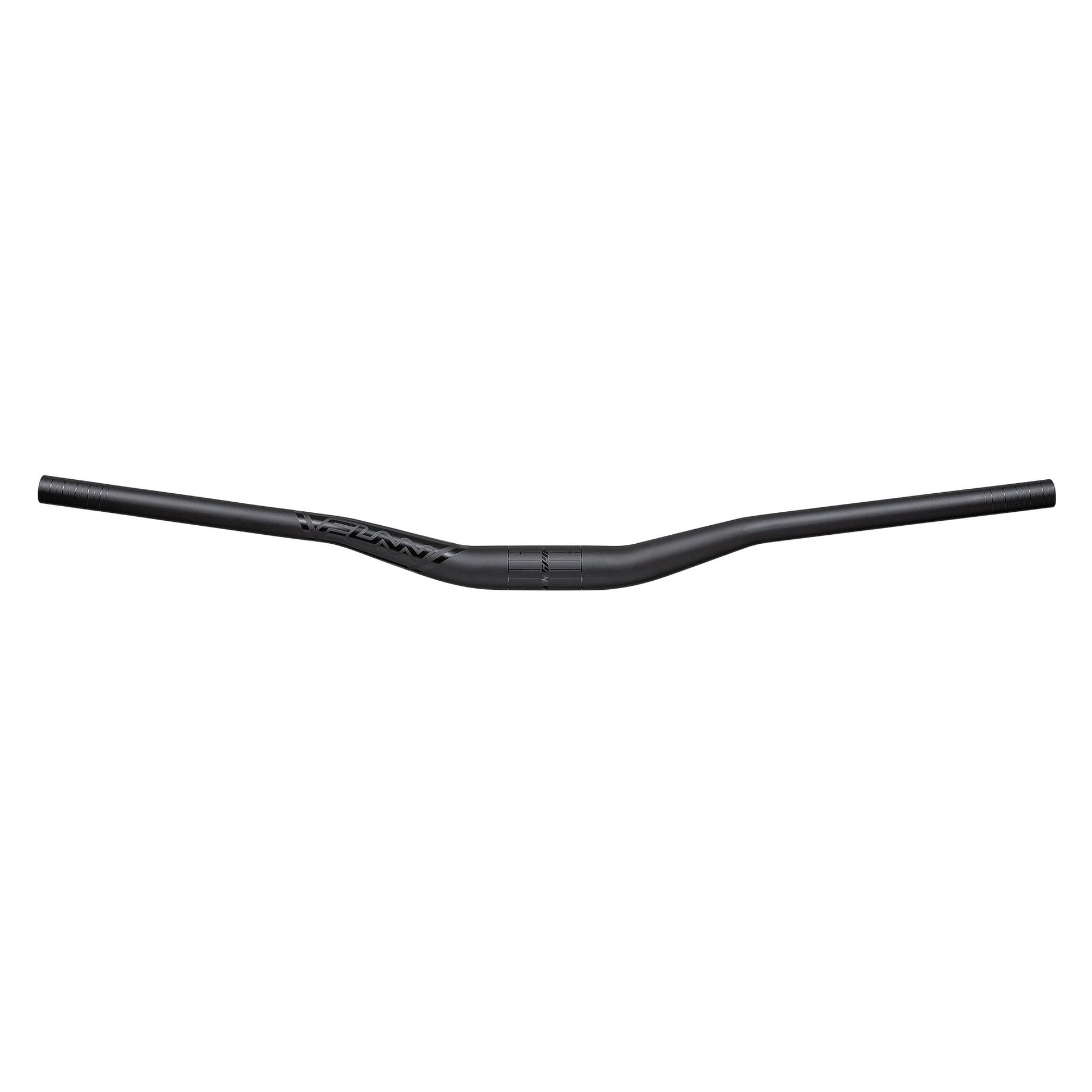 Funn mountain bike components - Kingpin Riser Handlebar 35mm 7mm Black in a white background.