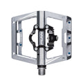 Funn mountain bike components - Mamba Clipless Pedals Grey Single side in a white background.