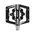 Funn mountain bike components - Mamba S Clipless Pedals Black Clip Double side in a white background.