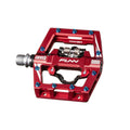 Funn mountain bike components - Mamba S Clipless Pedals Red Clip Single side in a white background.