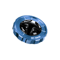 Funn mountain bike components - NOS Air Fork Valve Cap RS-Type Blue in a white background.