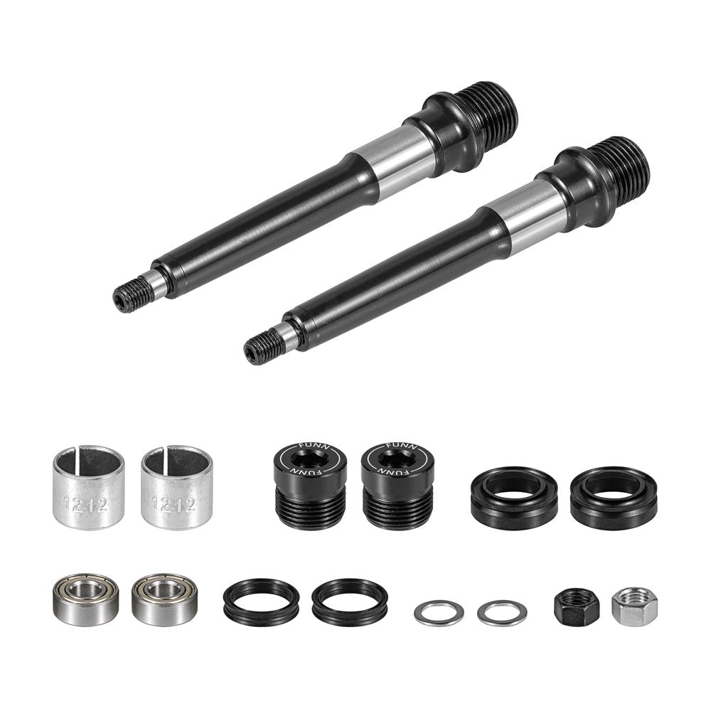 Funn mountain bike components - Pedal Axle Replacement Kit Taipan S in a white background.