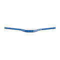 Funn mountain bike components - Speedrun Junior Handlebar Blue in a white background.