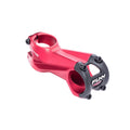 Funn mountain bike components - Stryge Riser Stem 80mm Red in a white background.