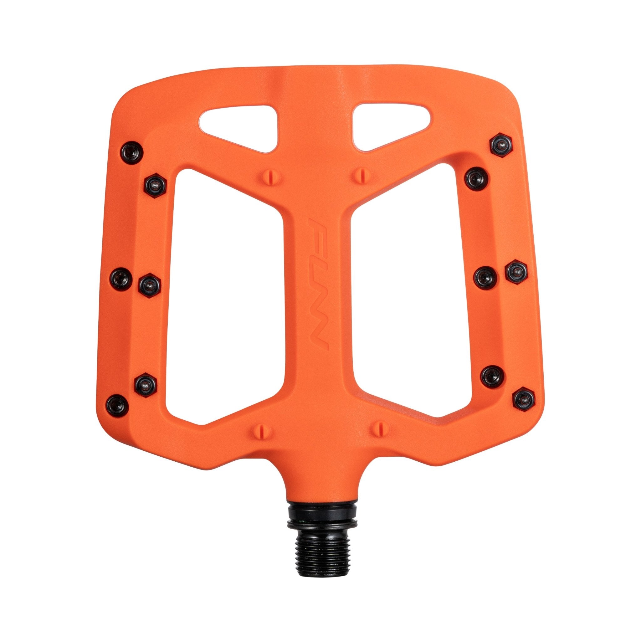 Orange flat pedals sale