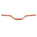 Funn mountain bike components - Upturn High Riser Handlebar Orange 75mm in a white background.