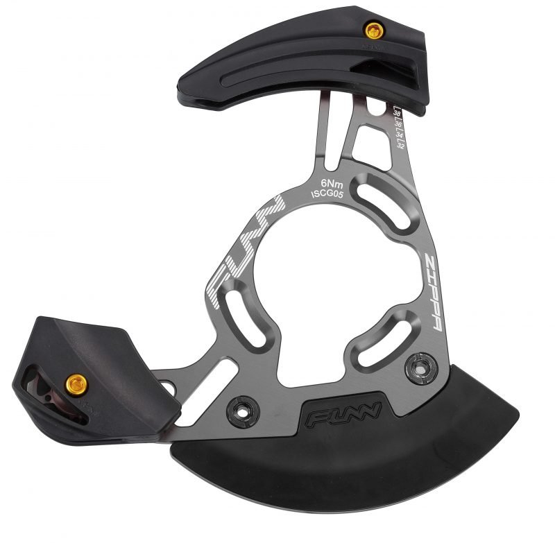 Funn Zippa DH Chain Guide with ISCG05 Interface Gray