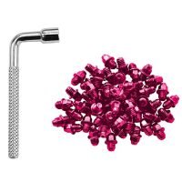 Funn Steel Pedal Pins Studs for Mamba Ripper Python pink