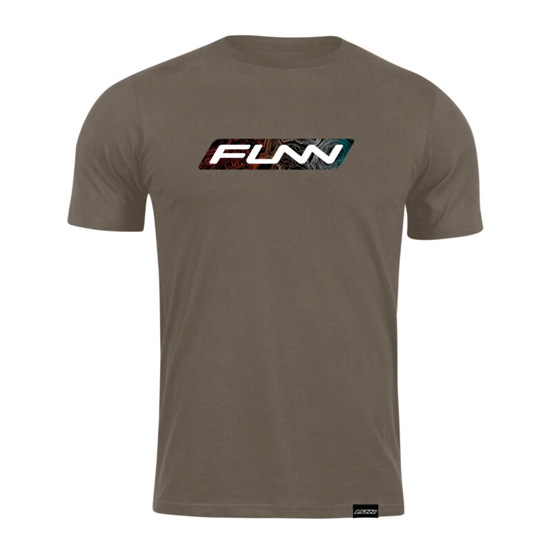 funn logo brown t-shirt front
