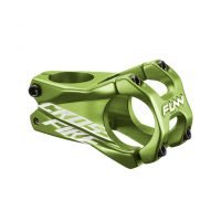 a green Crossfire bike stem with 31.8mm bar clamp size and 50mm length.