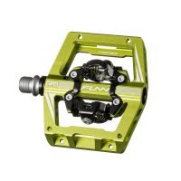 funn mamba s double sided clipless pedals green