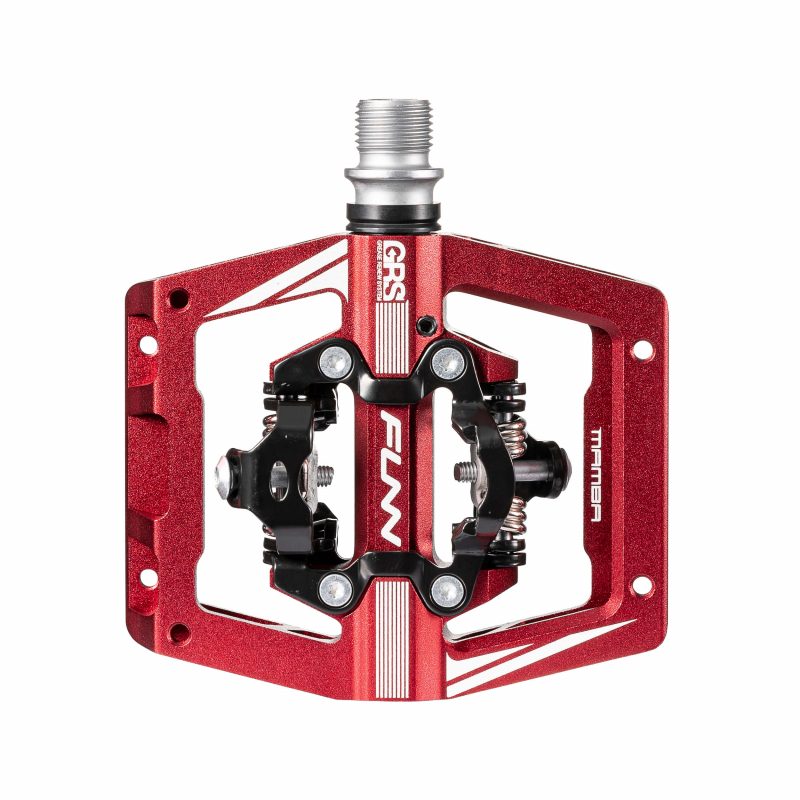 funn mamba s double sided clipless pedals red 04