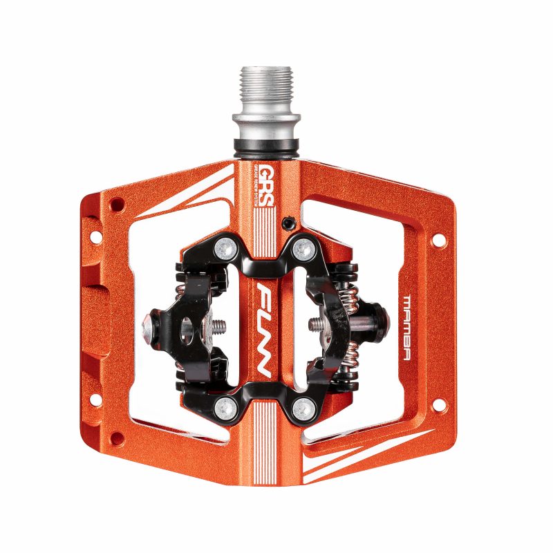 funn mamba s double sided clipless pedals orange 03