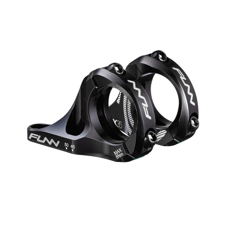 a pair of black RSX bicycle stems with 35mm bar clamp size and 30mm rise 02