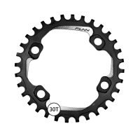 a black Solo 96 Narrow-Wide bike chainring on a white background.