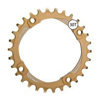 an image of a Solo Narrow-Wide chainring in whisky color on a white background.