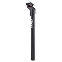 a black blockpass bicycle Seatpost on a white background.