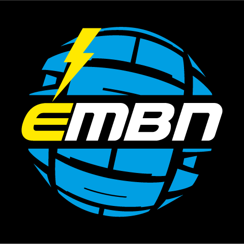 The logo for embn.